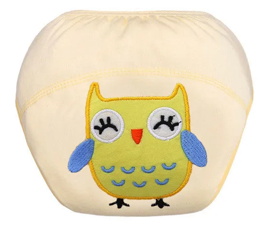 1Pcs Cute  Baby  Diapers Reusable Nappies Cloth Diaper Washable  Infants Children Baby Cotton Training Pants Nappy Changing