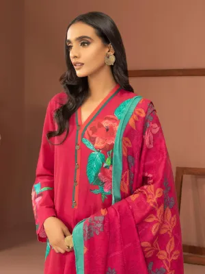 2 Piece Khaddar Suit-Printed (Unstitched)