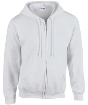 Ash - Heavy Blend™  full zip hooded sweatshirt