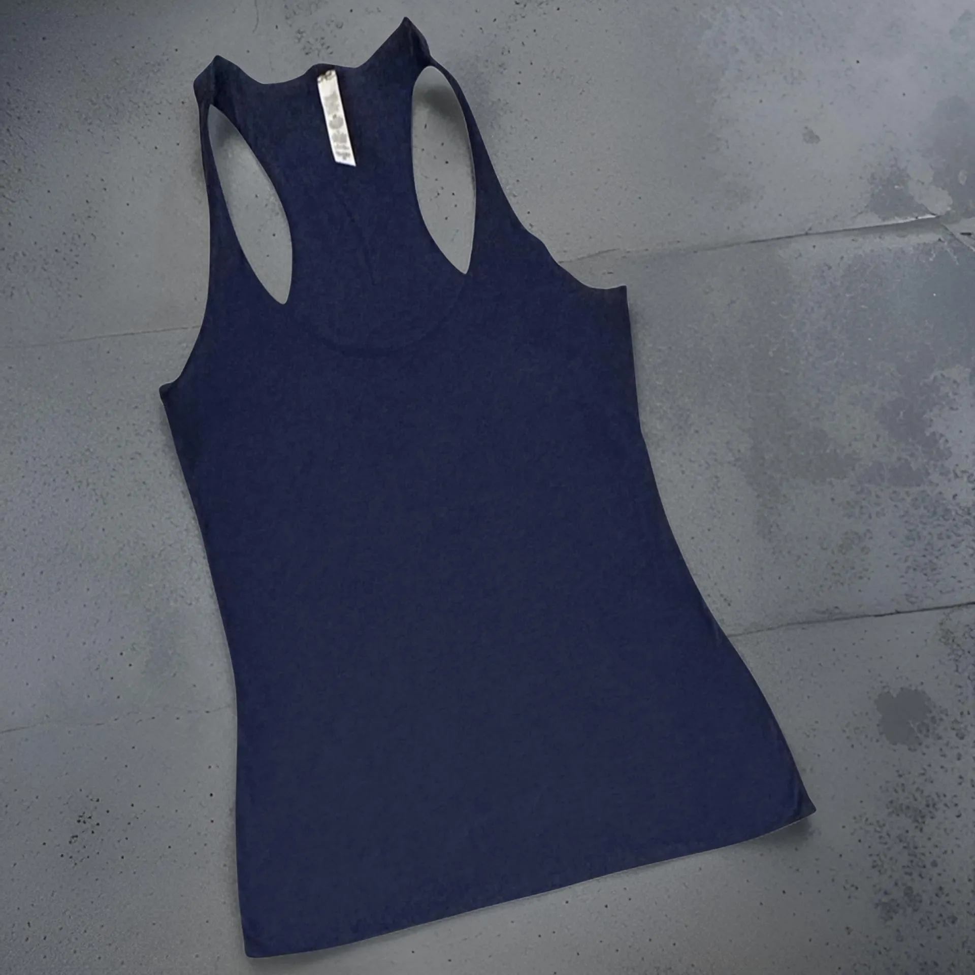 *BELLA CANVAS* ~NAVY BLUE~ RACERBACK TANK TOPS (LIGHTWEIGHT)