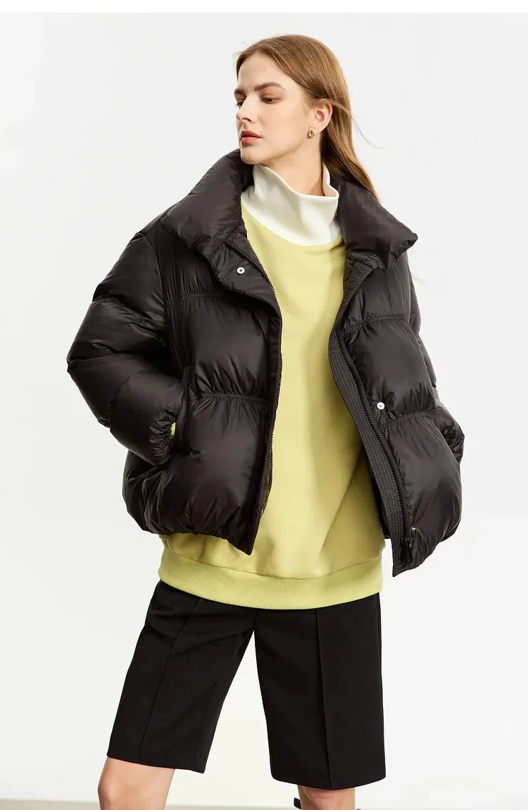 Bud Short Zipper Women's Parkas