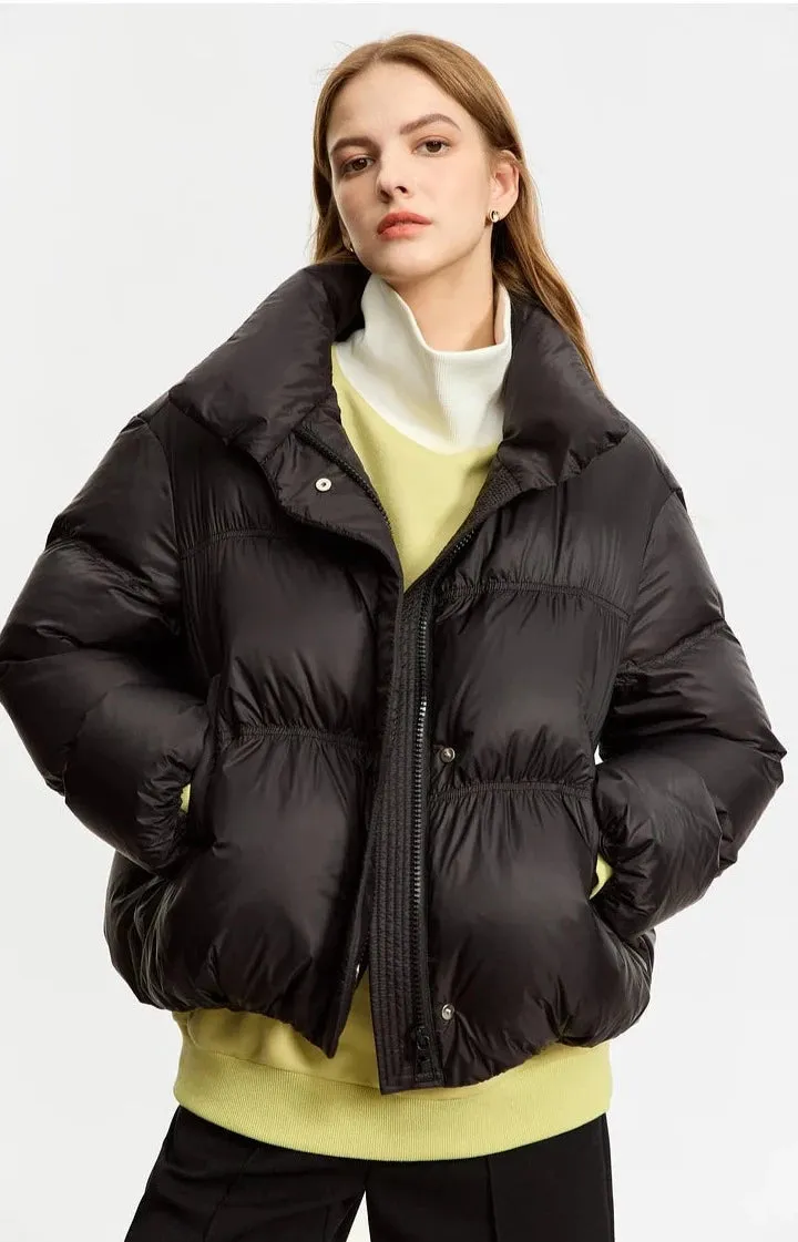 Bud Short Zipper Women's Parkas