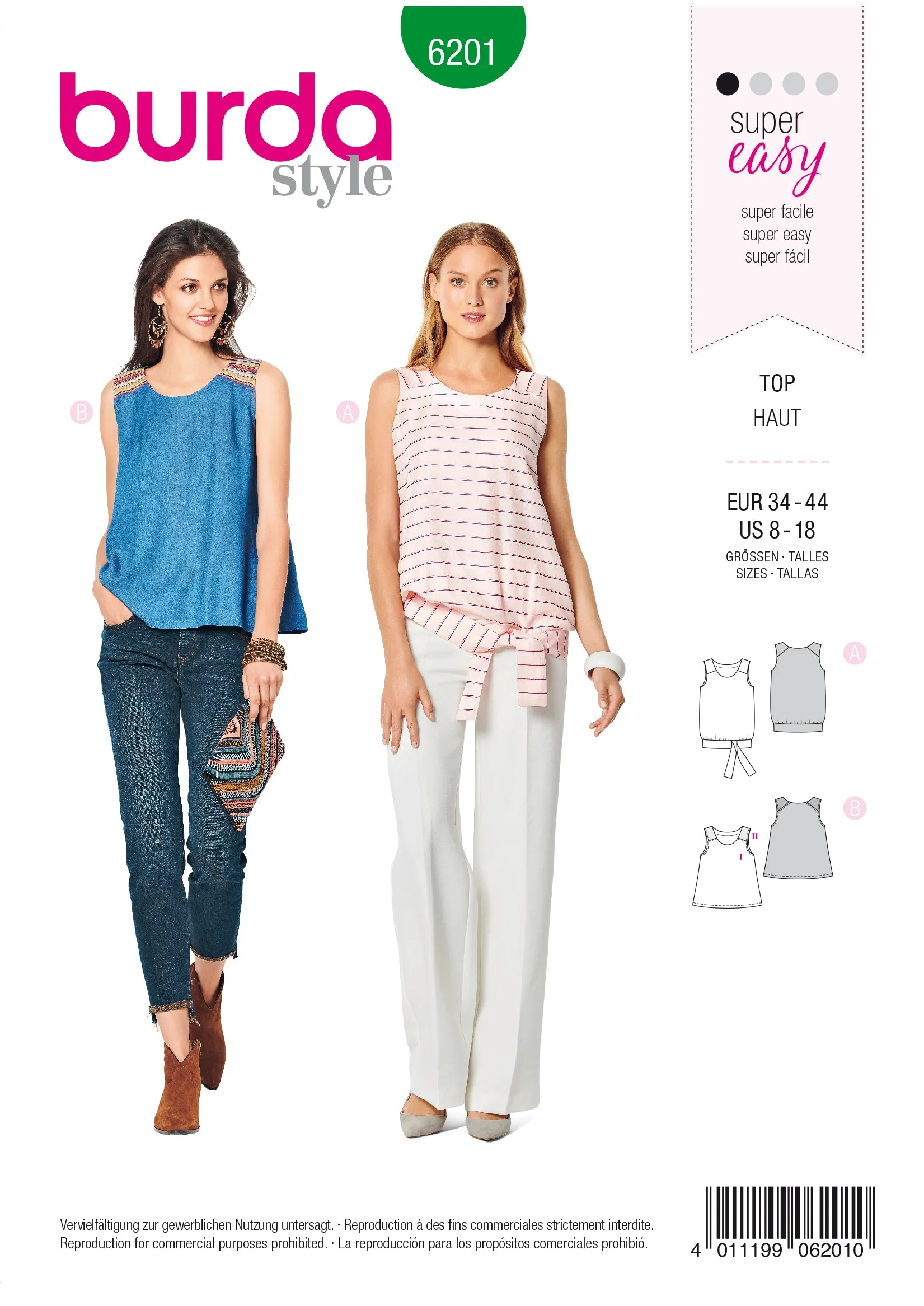 Burda Tops 6201