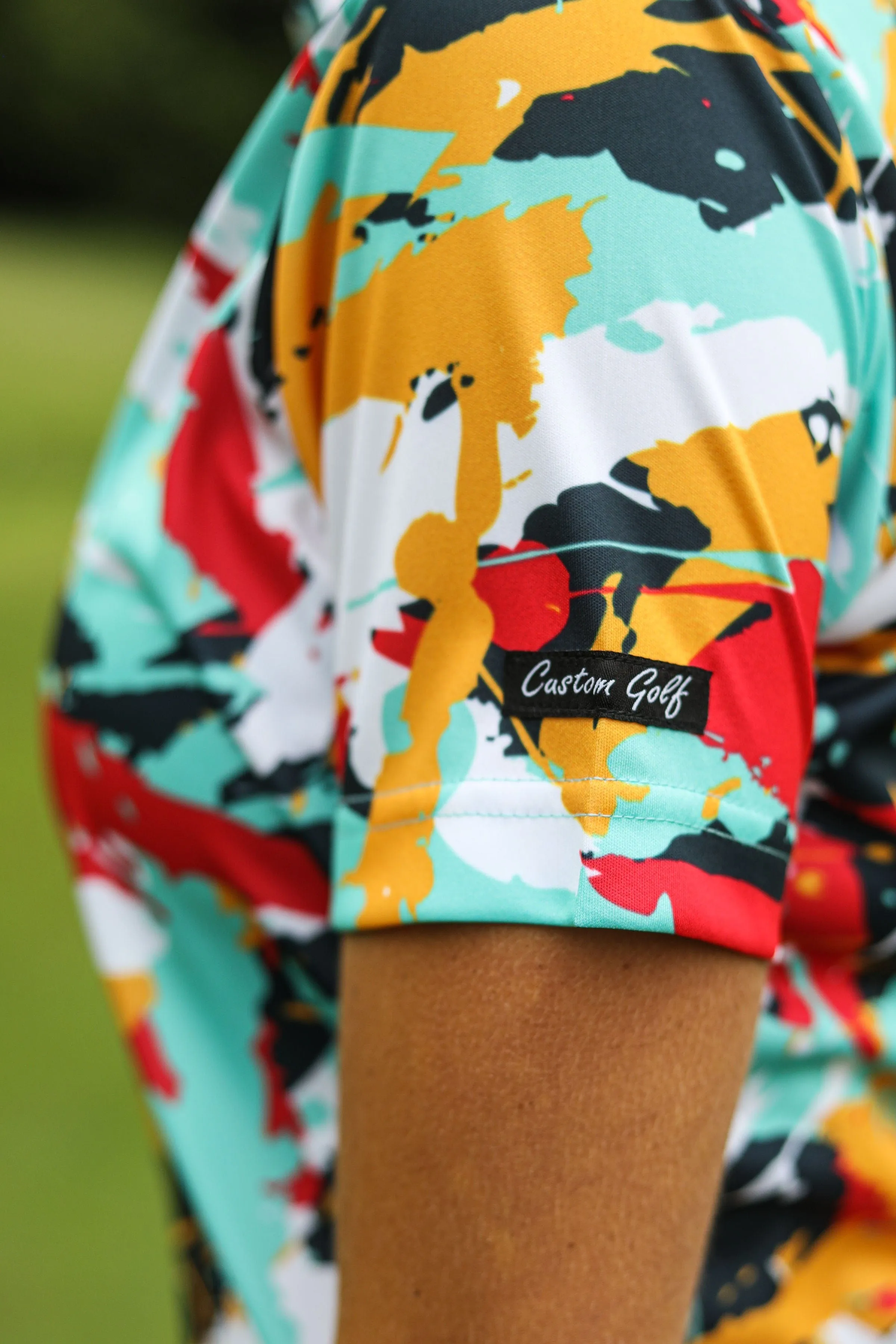 CA Ladies Funky Golf Shirt | Splashes & Smudges