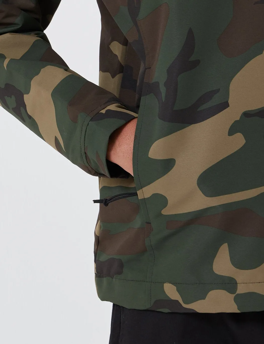 Carhartt-WIP Nimbus Half-Zip Jacket (Un-Lined) - Camo Laurel Green