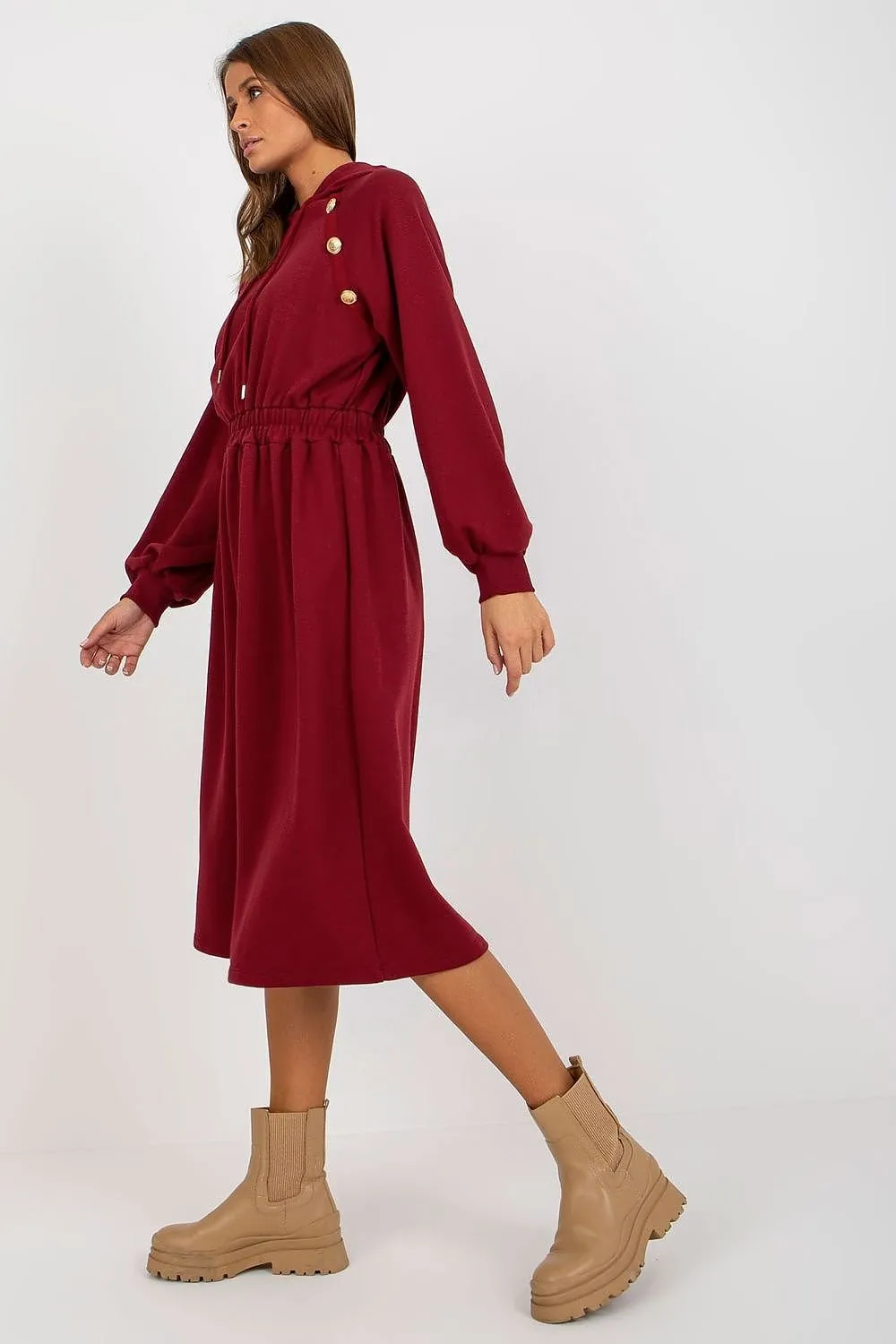 Chic Comfort Hoodie Dress