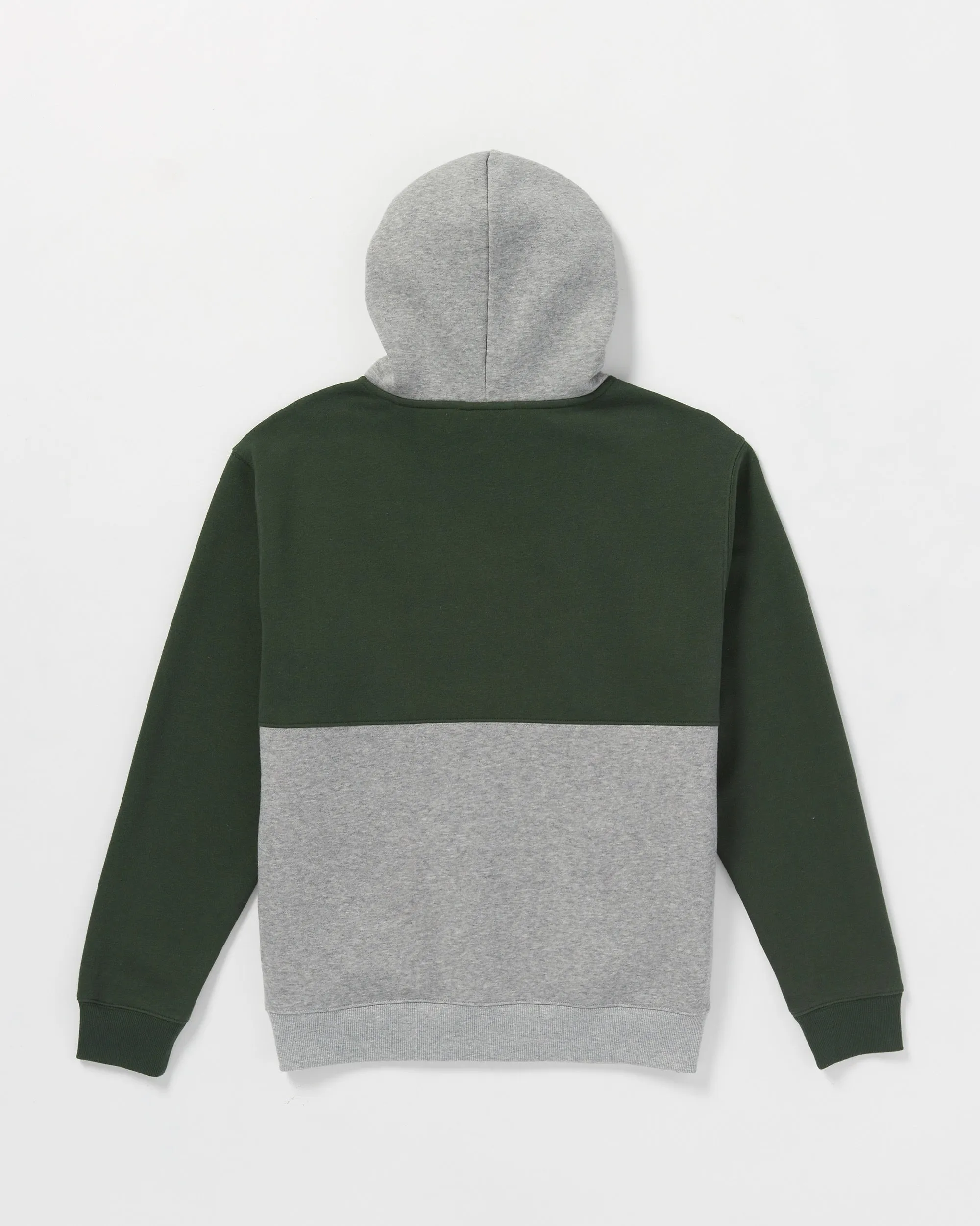 Divided Pullover Hoodie - Dark Forest