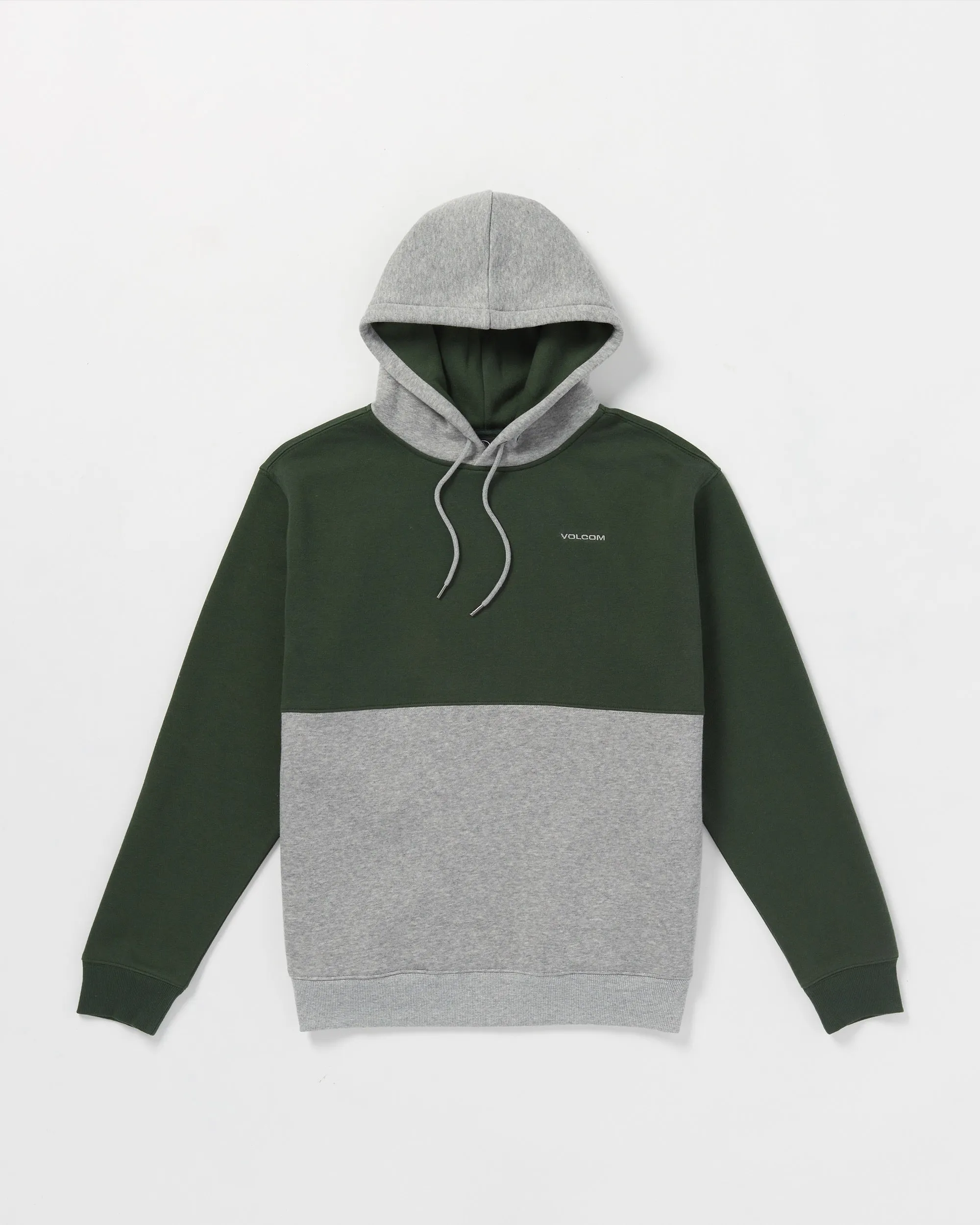 Divided Pullover Hoodie - Dark Forest