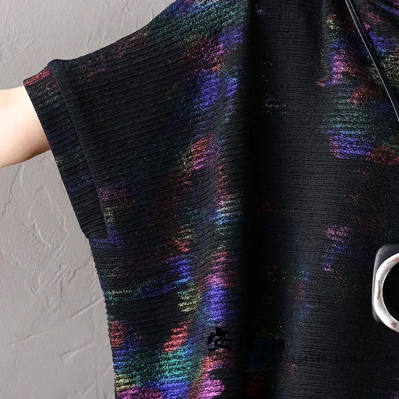 Electro Rainbow Turtleneck Sweatshirt