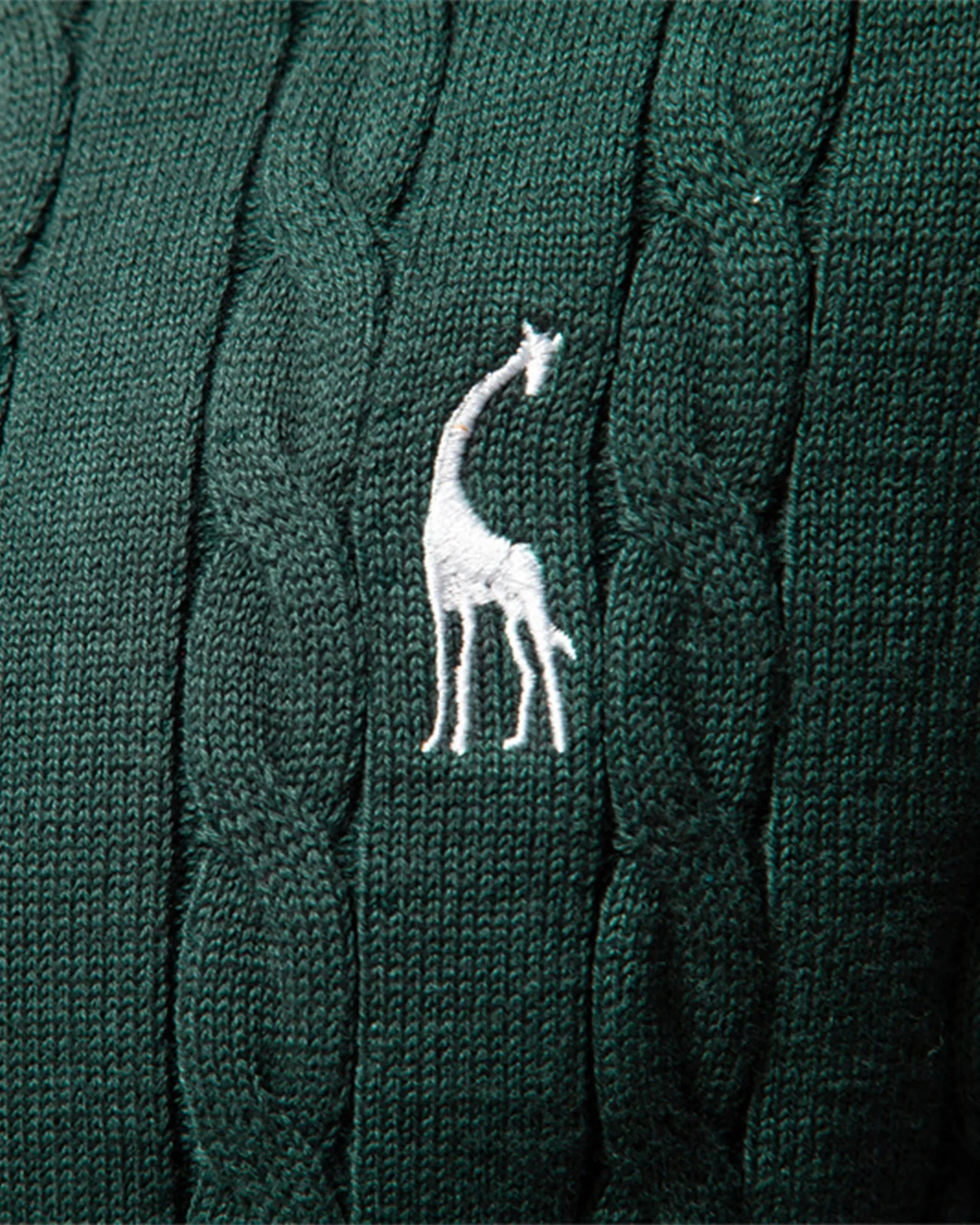 Giraffe Cable Knit Sweater