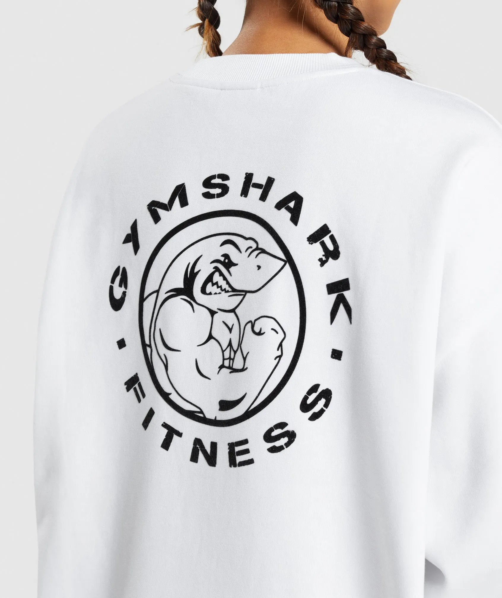 Gymshark Legacy Graphic Sweatshirt - White