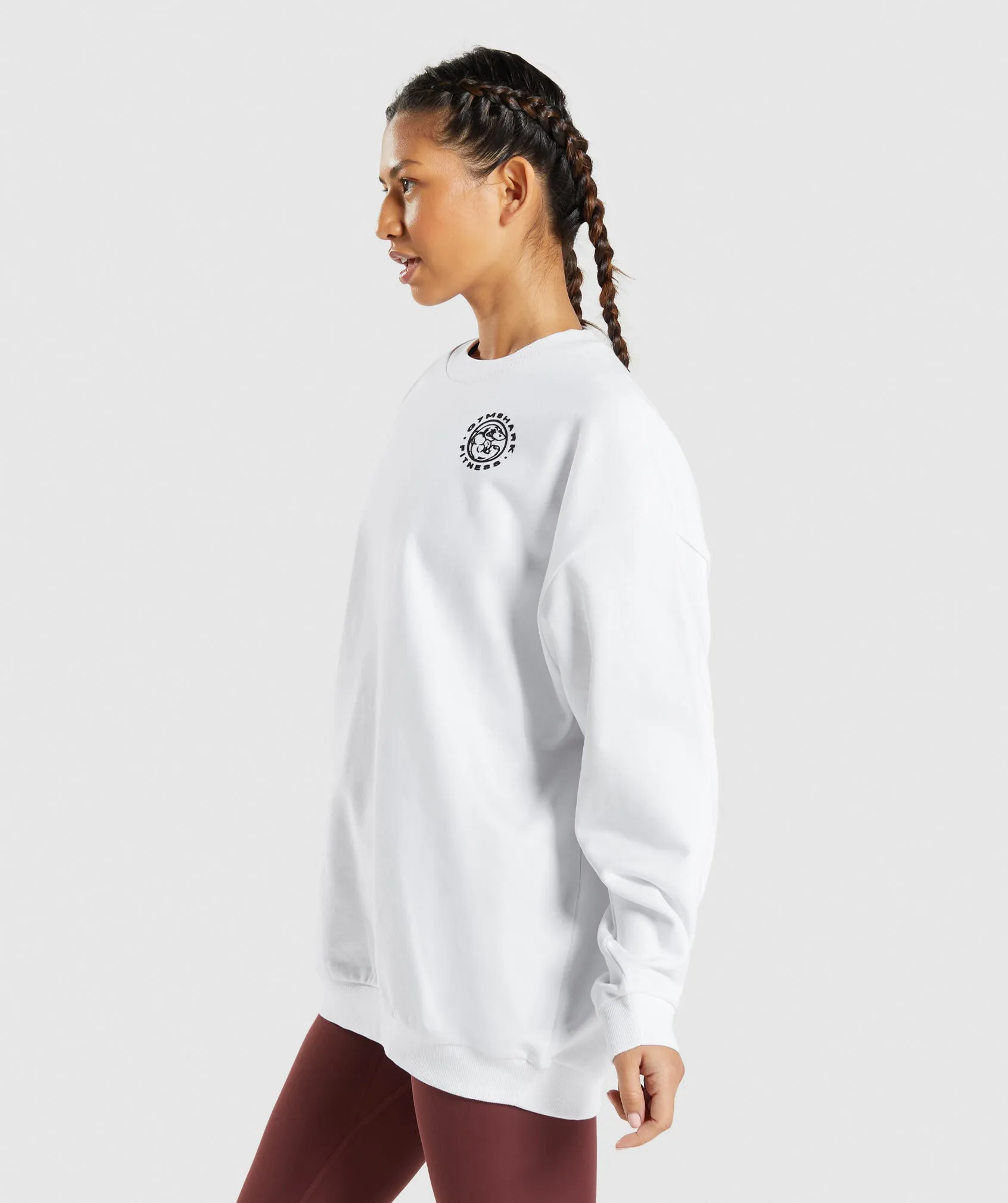 Gymshark Legacy Graphic Sweatshirt - White