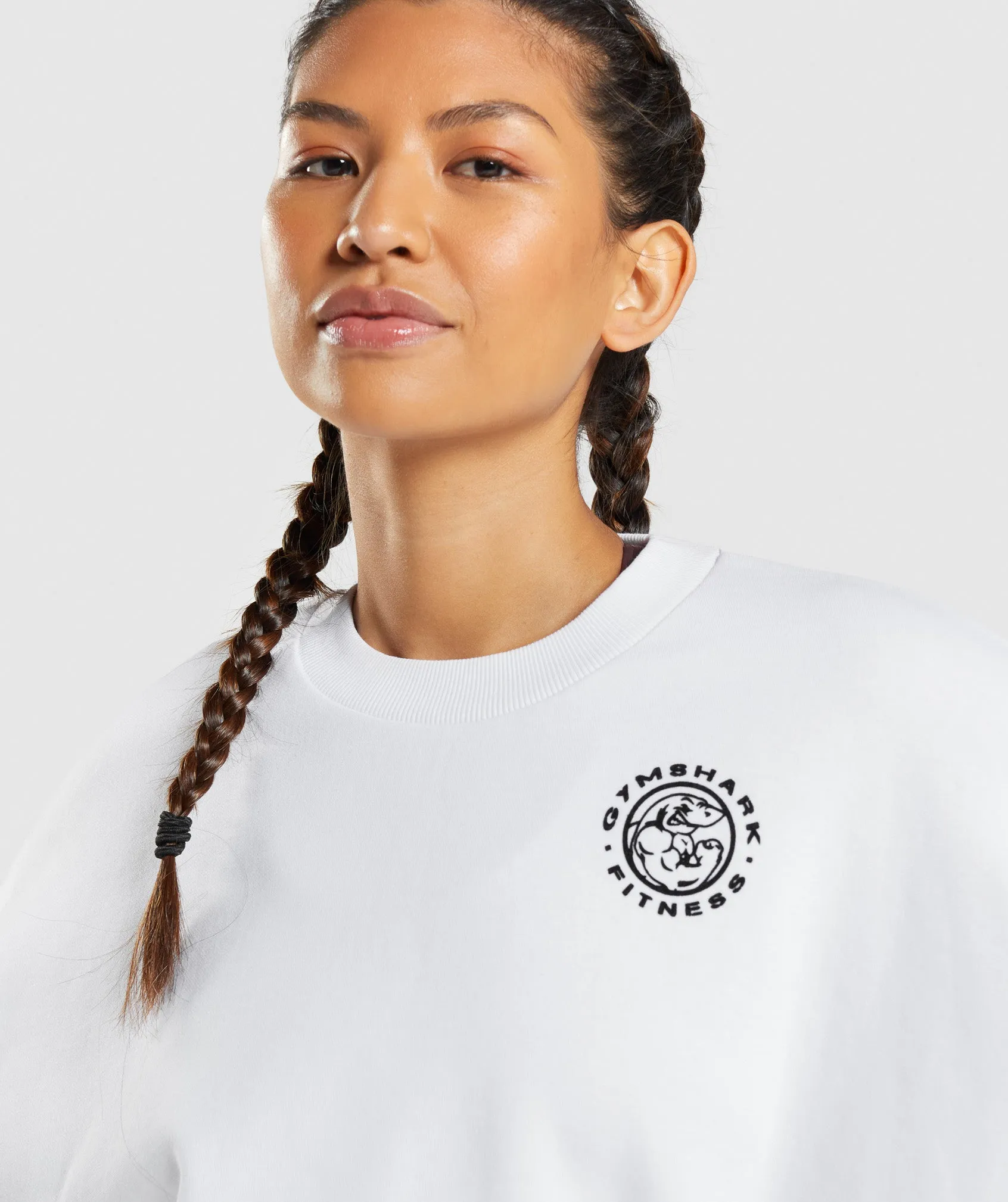 Gymshark Legacy Graphic Sweatshirt - White