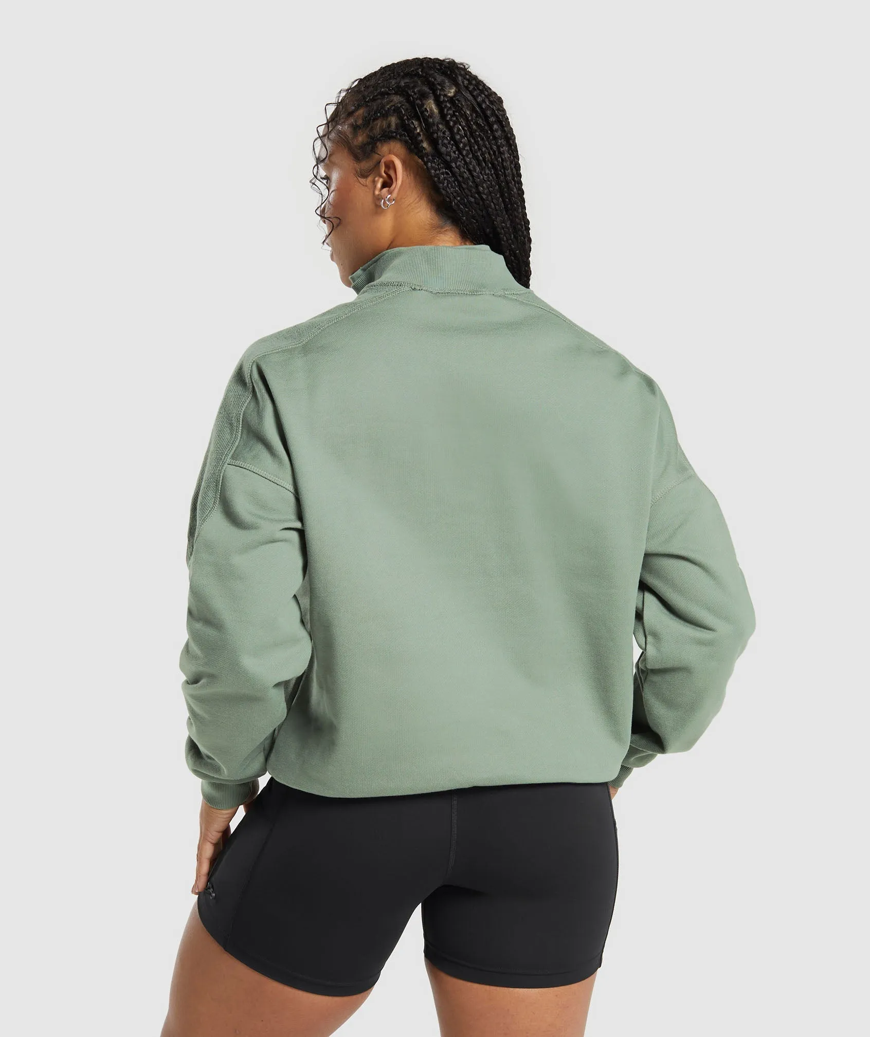 Gymshark Legacy Oversized Sweatshirt - Unit Green