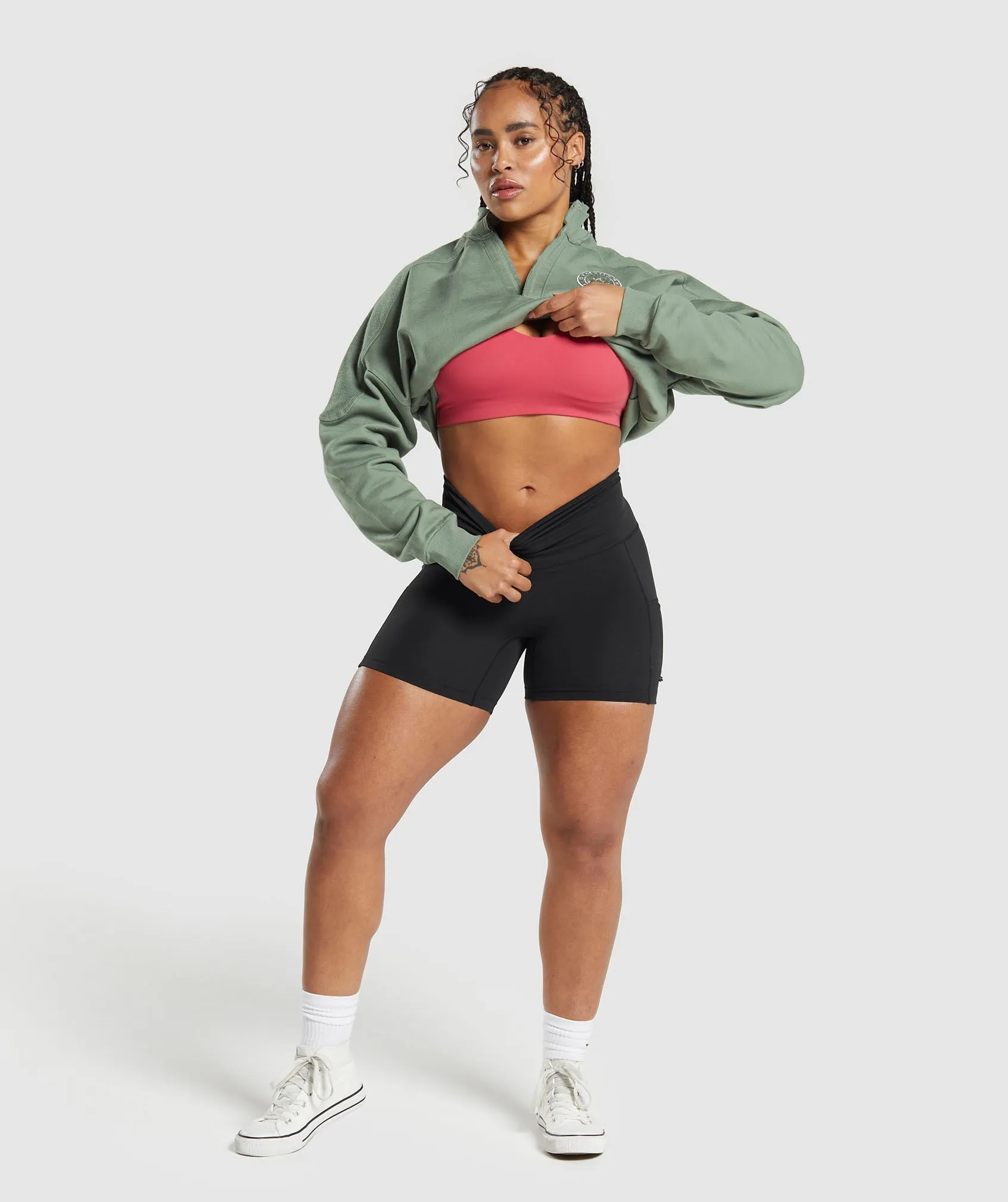 Gymshark Legacy Oversized Sweatshirt - Unit Green