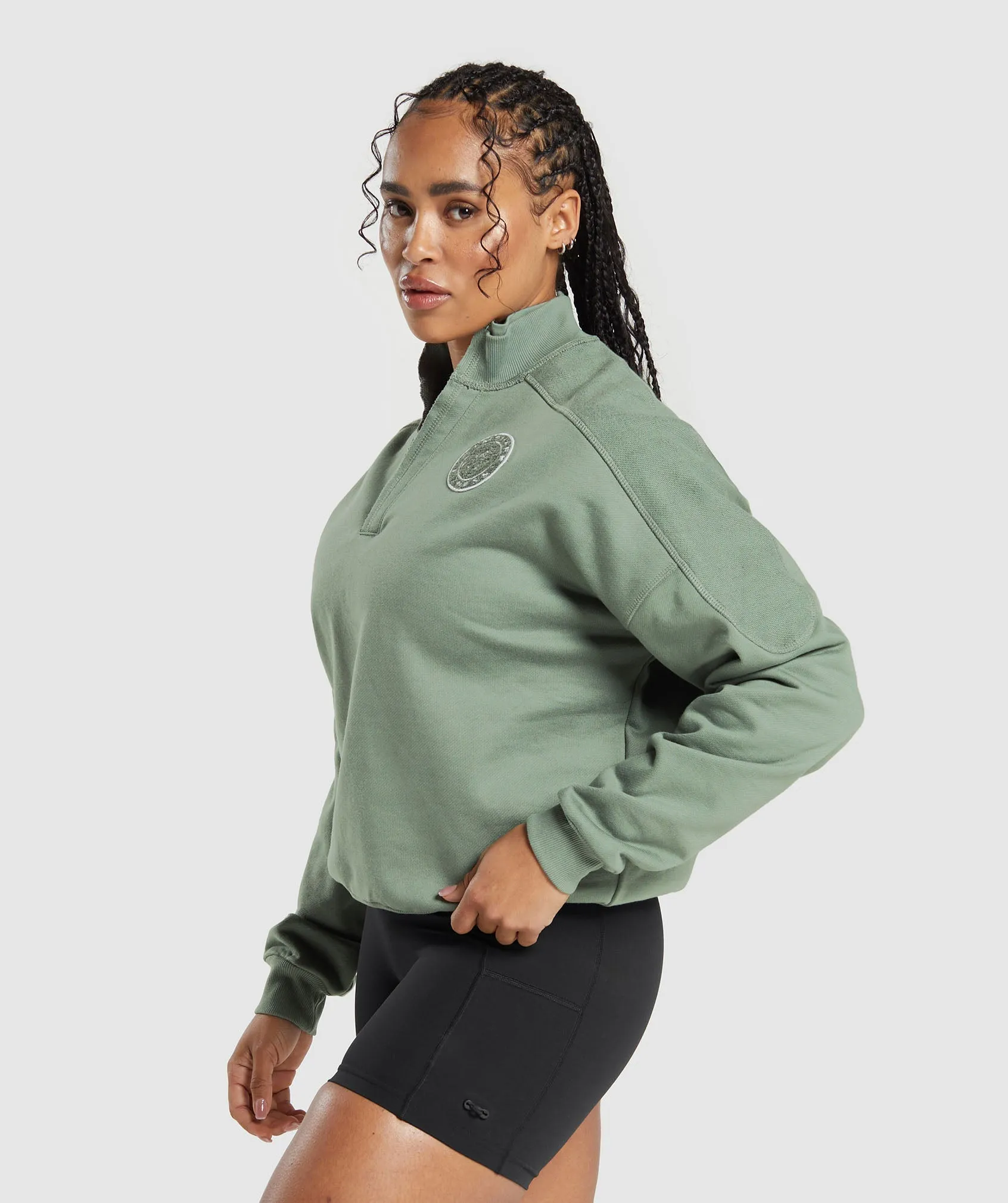 Gymshark Legacy Oversized Sweatshirt - Unit Green