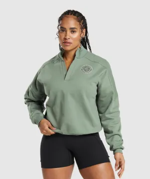 Gymshark Legacy Oversized Sweatshirt - Unit Green