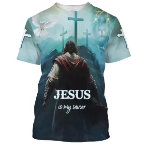 Jesus Is My Savior Picture 3d All Over Print Shirt - Christian 3d Shirts For Men Women