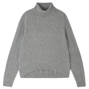 JUMPER1234 OVERSIZE ROLL NECK - Mid Grey