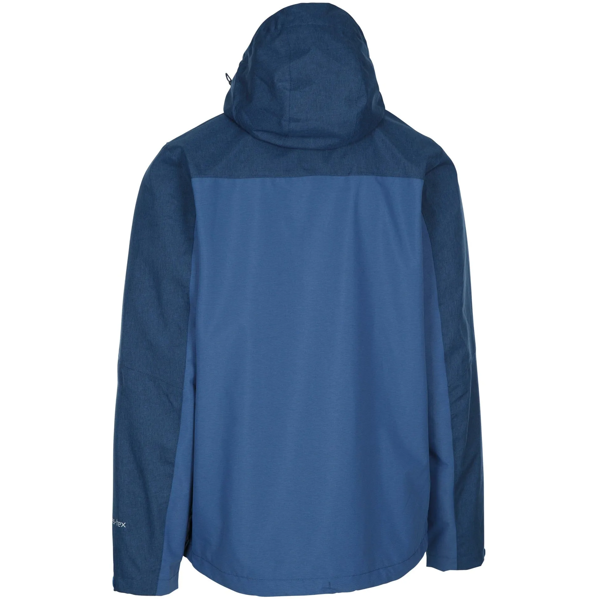 Marlow Men's Unpadded Waterproof Jacket in Platinum Smokey Blue Marl