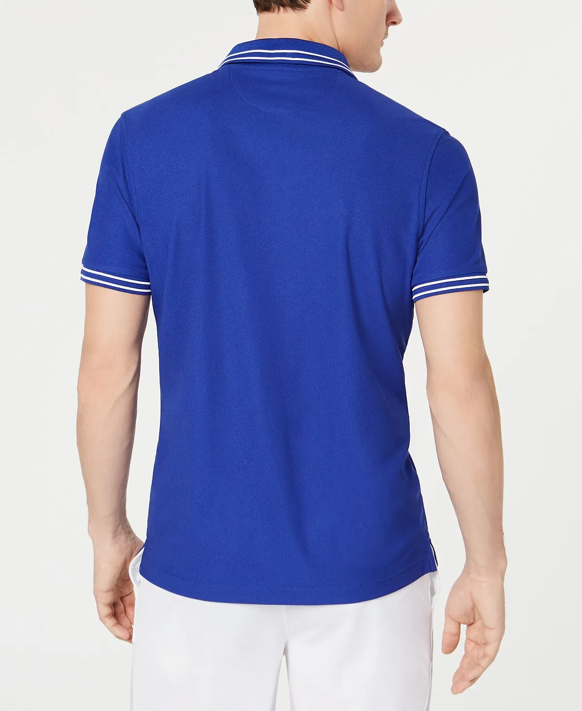 Men's Performance Stripe Polo Designed for Macy's Club Room