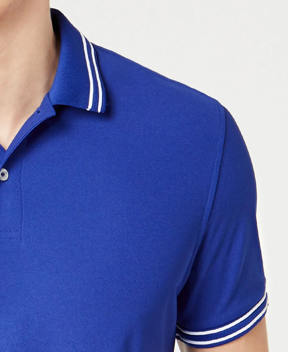 Men's Performance Stripe Polo Designed for Macy's Club Room