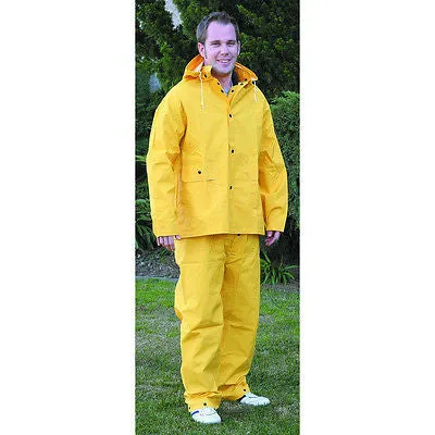 Men's Vinyl 2-Piece Raincoat & Pants