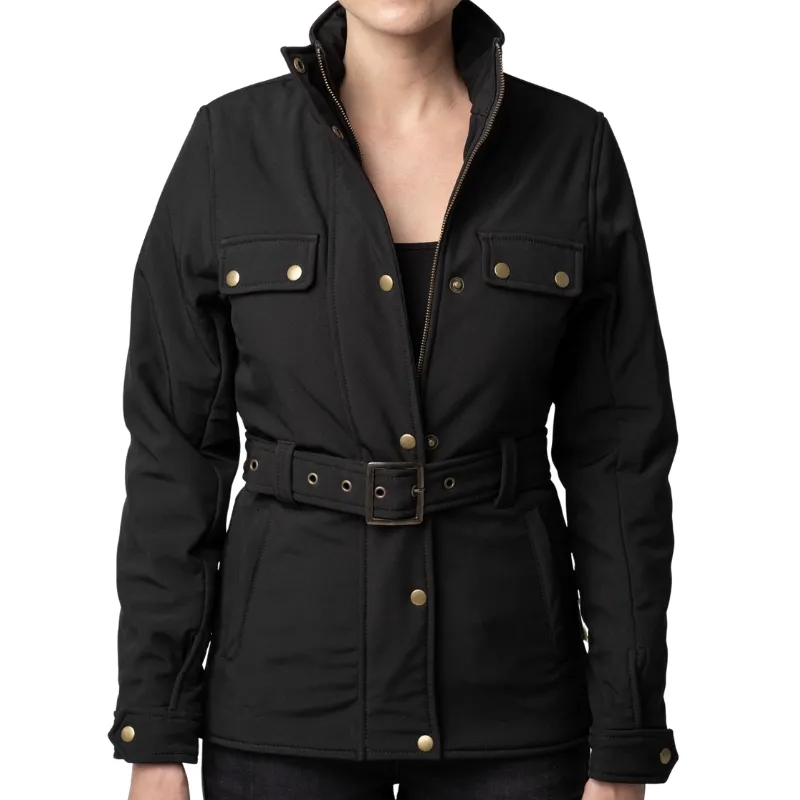 Merla Moto - Blackbird - Ladies British Trench Softshell Jacket