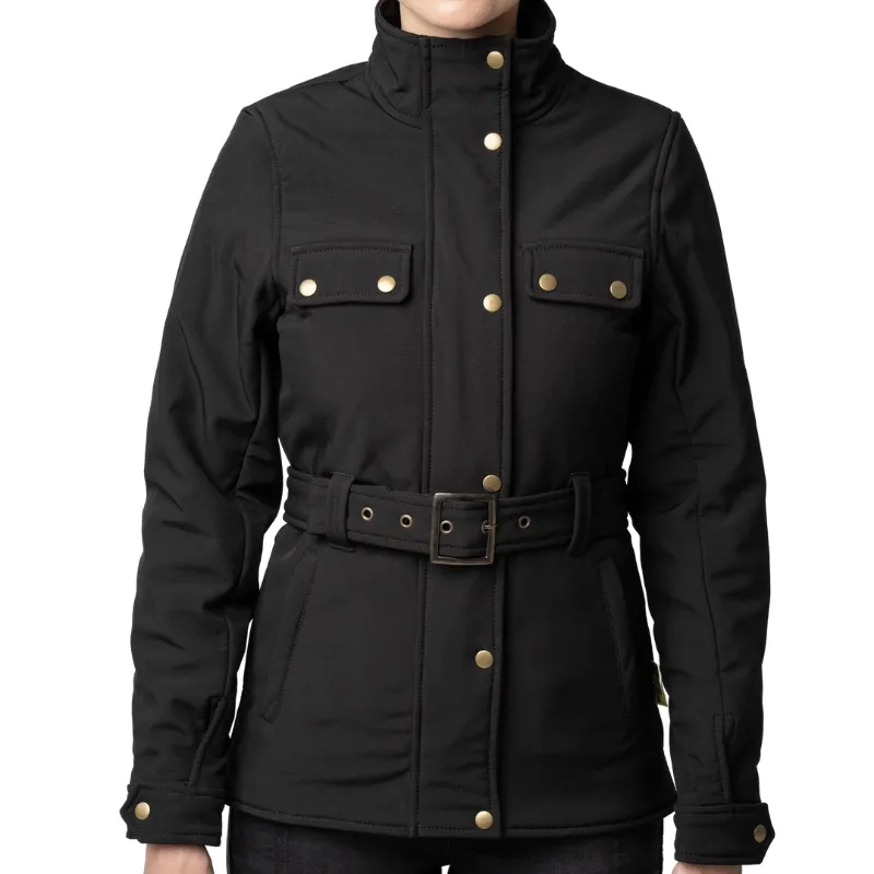 Merla Moto - Blackbird - Ladies British Trench Softshell Jacket