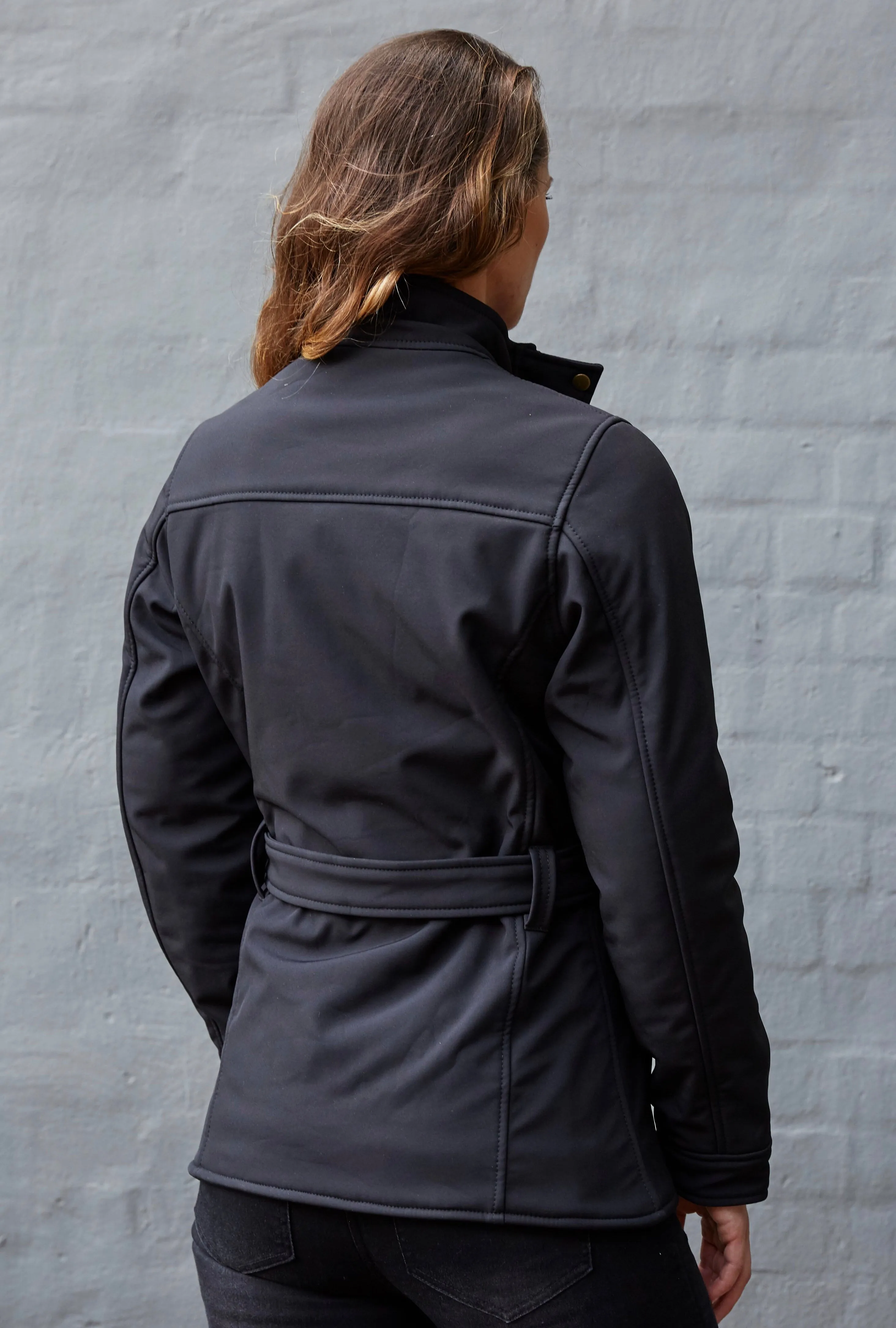 Merla Moto - Blackbird - Ladies British Trench Softshell Jacket