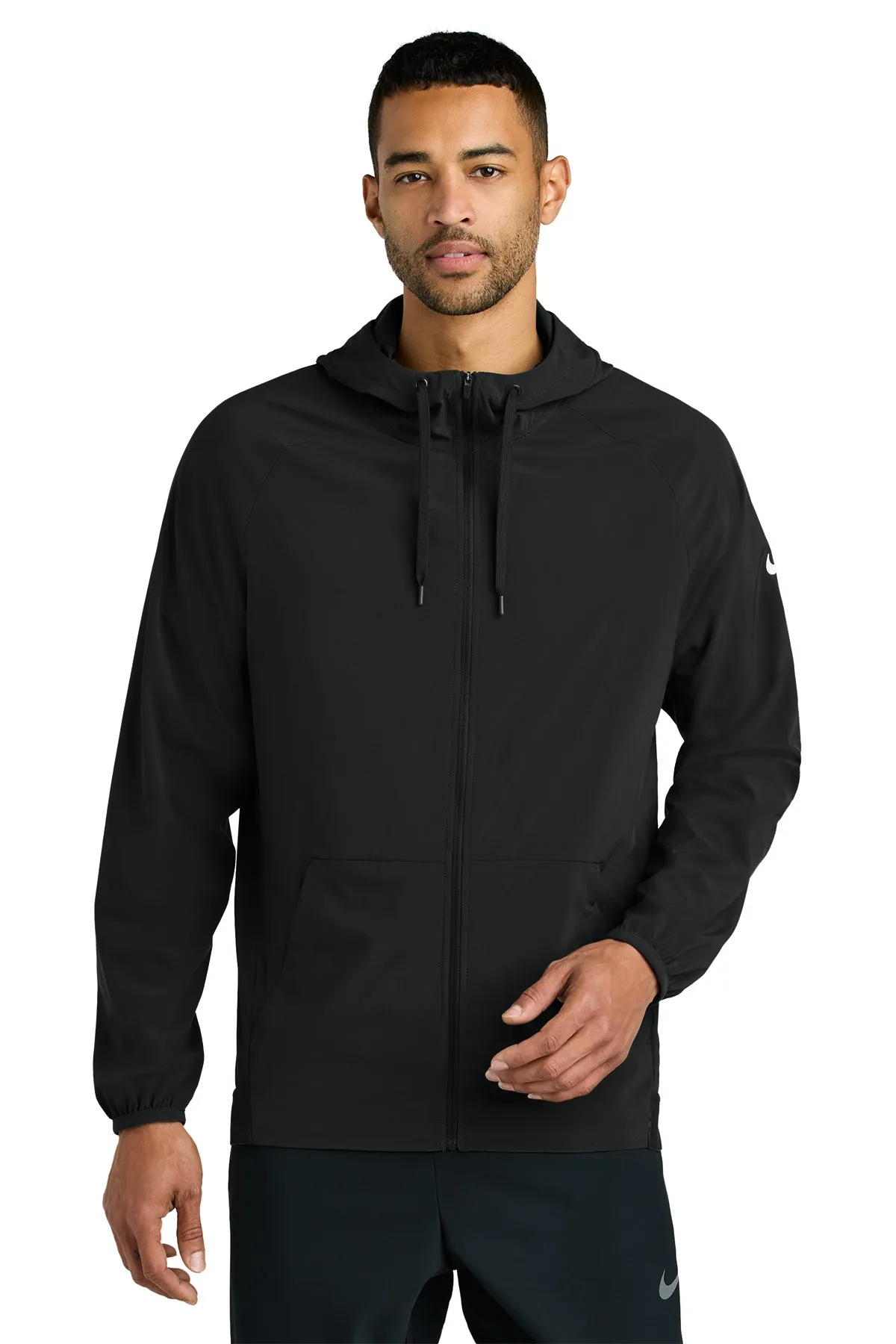 Nike Pro Hooded Custom Jackets, Black