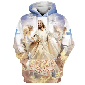 Reaching God's Hand Jesus Is My Savior 3d Hoodies Jesus Hoodie Men & Women Christian Hoodie 3D Printed Hoodie