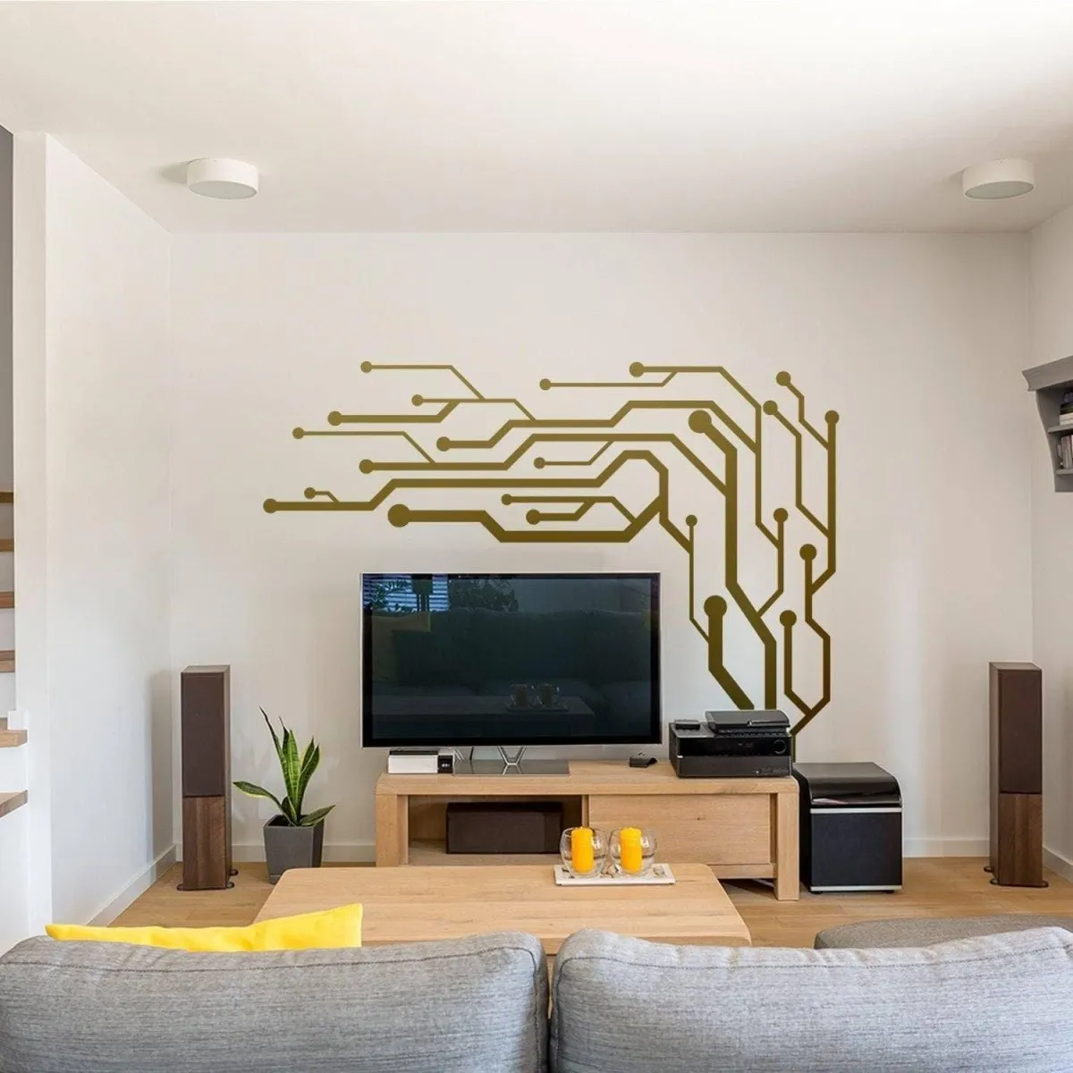 Stylish Wall Art Decals - Elevate Your Living Area with Elegant Transformations