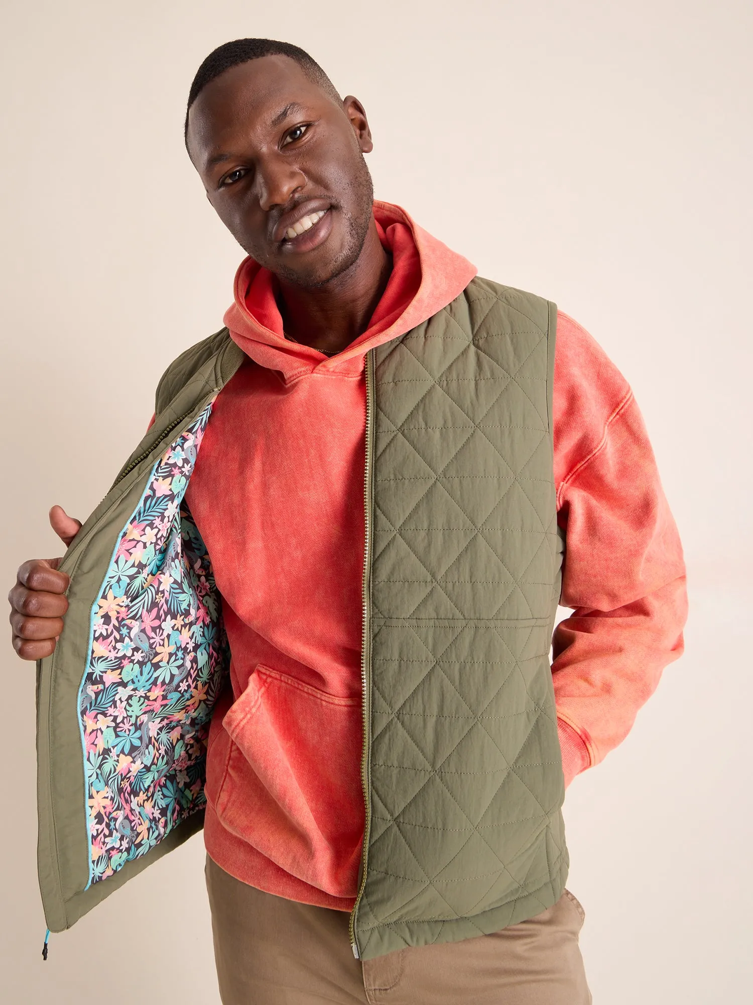 The Forest Florist (Quilted Vest)