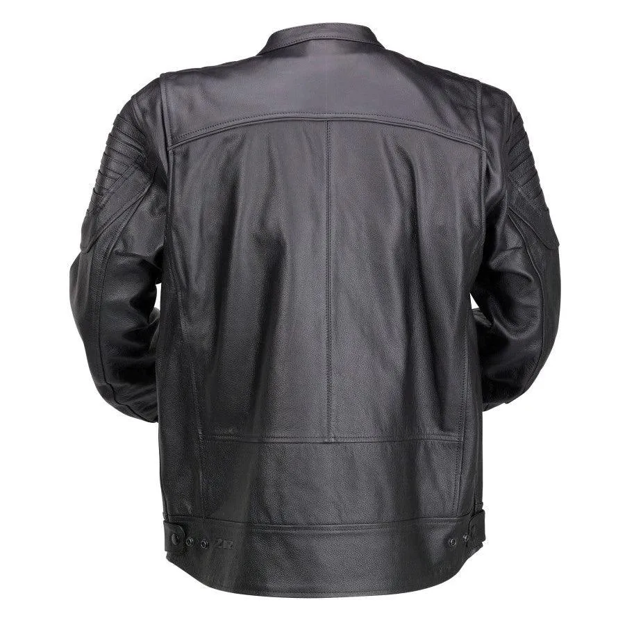 Z1R Widower Leather Jacket - Black